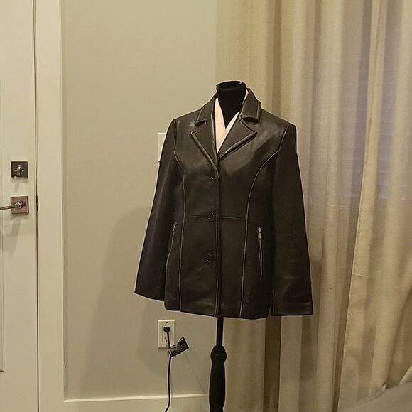 Michael kors leather jacket, L - Picture 2 of 4